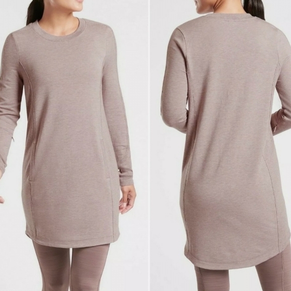 Athleta Balance Dress Flora heathered Mauve - Picture 1 of 13
